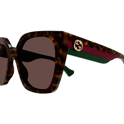 gg1300s gucci women's sunglasses|gucci havana square sunglasses.